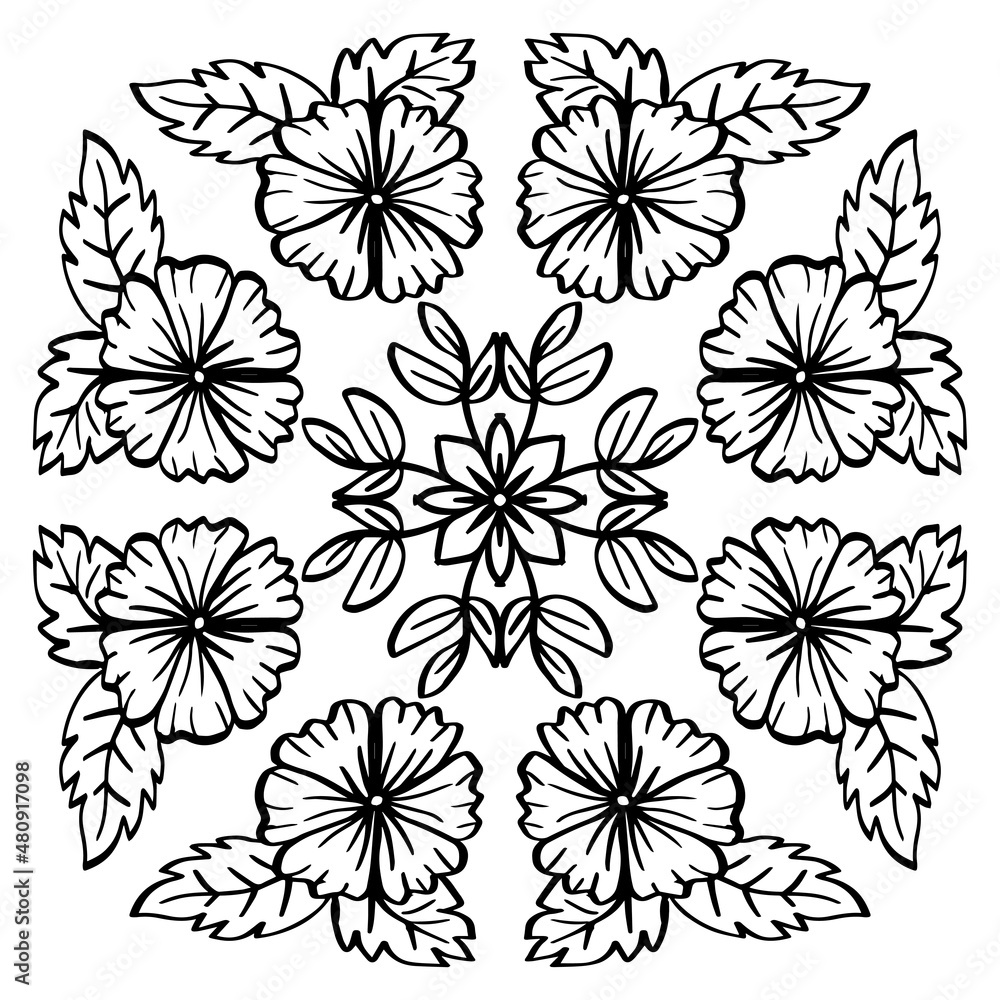 custom made wallpaper toronto digitalLuxury floral mandala seamless pattern background.