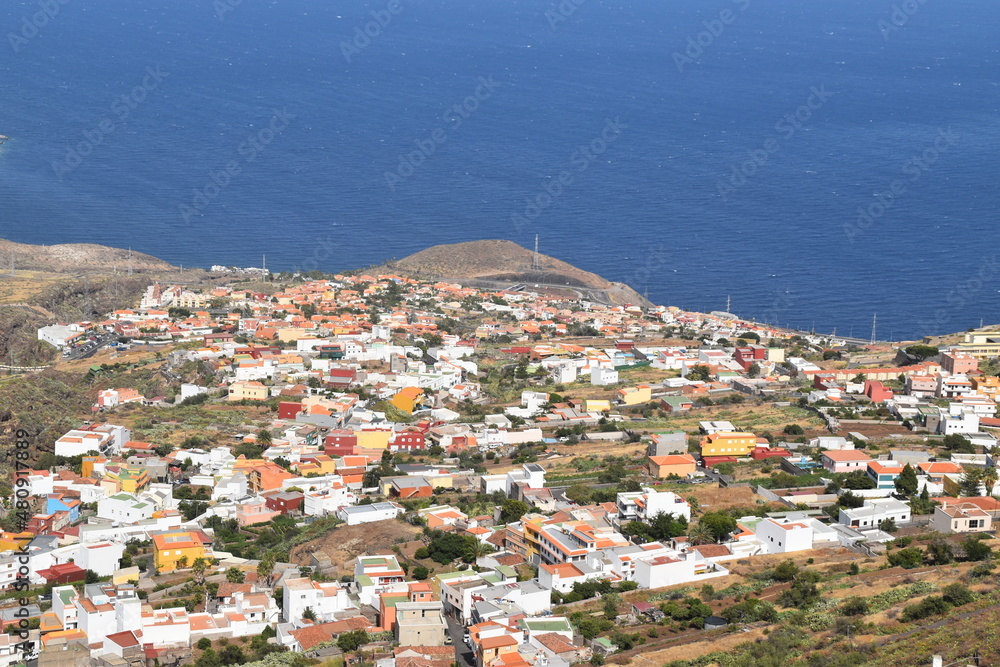 view of the city of the city of island