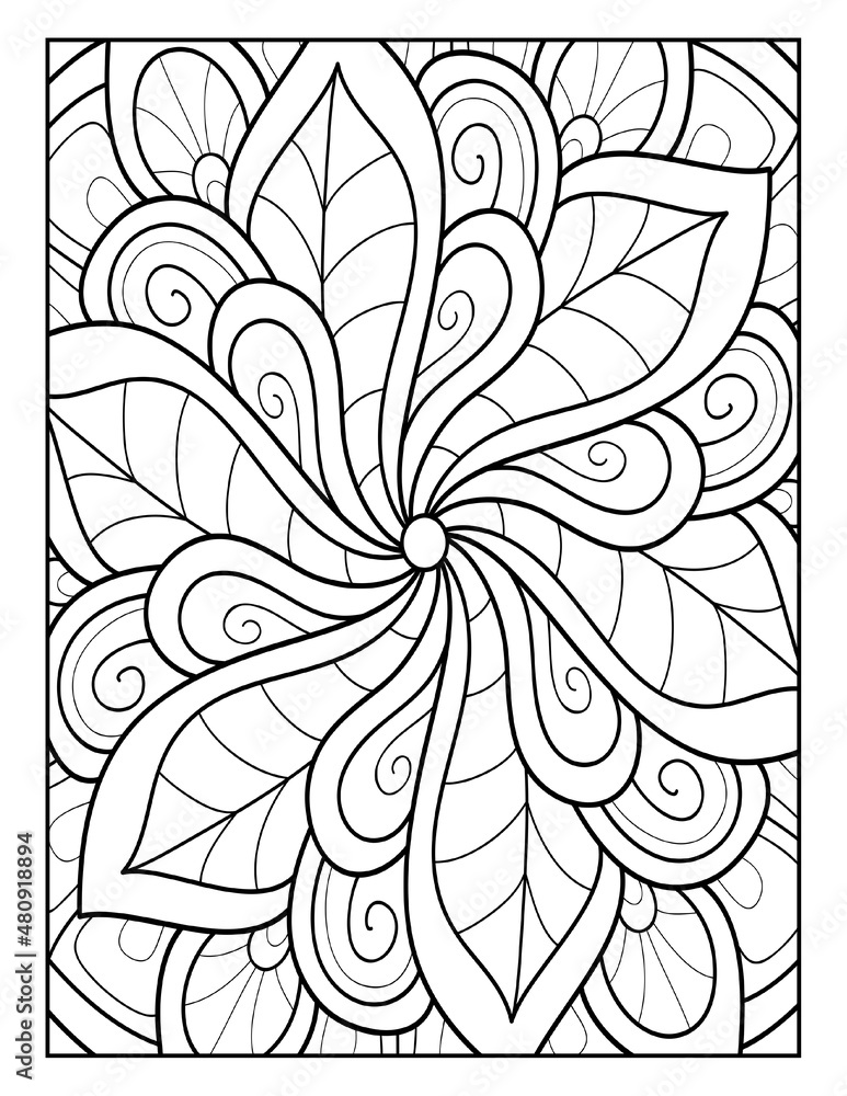 Mandala Coloring book art, Adult coloring pages, Square mandala ...