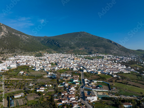 municipio de Algodonales en la comarca de los pueblos blancos de la provincia de Cádiz, España © Antonio ciero
