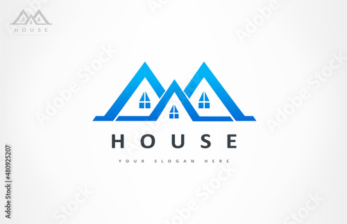 House logo Vector. Real Estate Design.