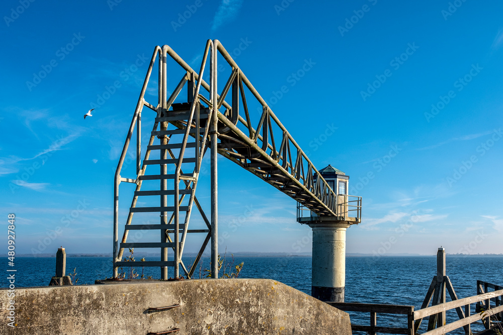 Lichtbaken Oostmahorn, Friesland Province, The Netherlands Lichtbaken Oostmahorn, Friesland Province, The Netherlands