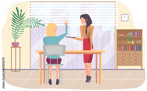 Businesspeople have project strategy planning meeting. Teamwork with business plan, creating new creative project. Meeting to discuss starting business. Colleagues discussing work in entrepreneurship