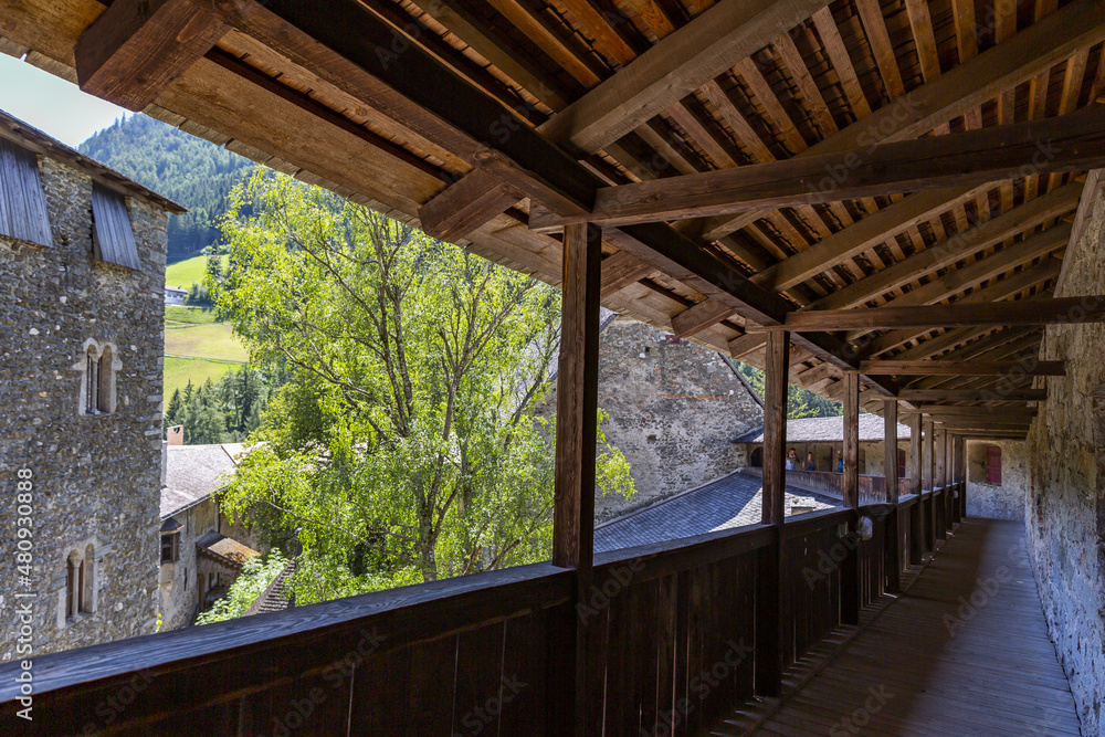 Wonderful view of Tures Castle in South Tyrol Wonderful view of Tures Castle in South Tyrol