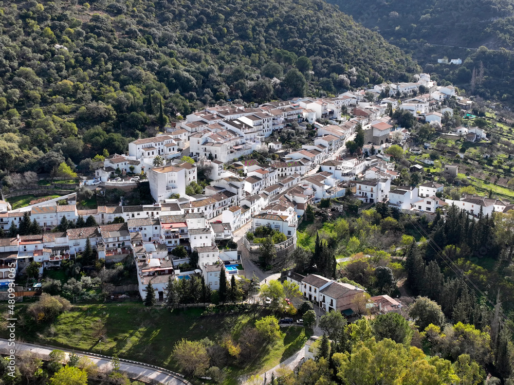 municipio de Benamahoma en la comarca de los pueblos blancos de la provincia de Cádiz, España
