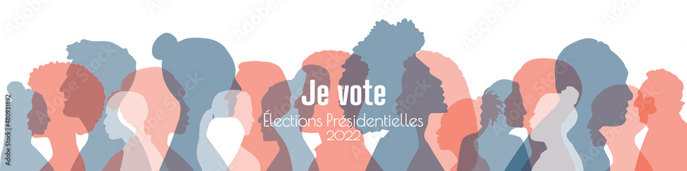 Je vote. Election Présidentielle de 2022 en France.