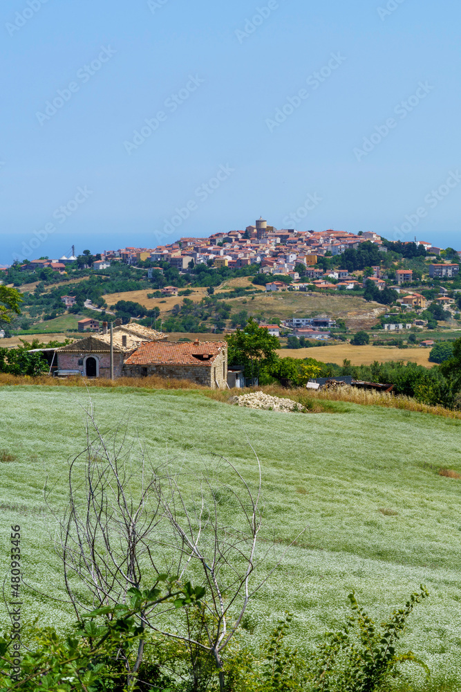 Landscape in Campobasso province, Molise, Italy