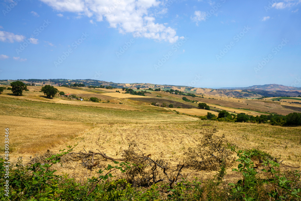 Fototapeta premium Landscape in Campobasso province, Molise, Italy
