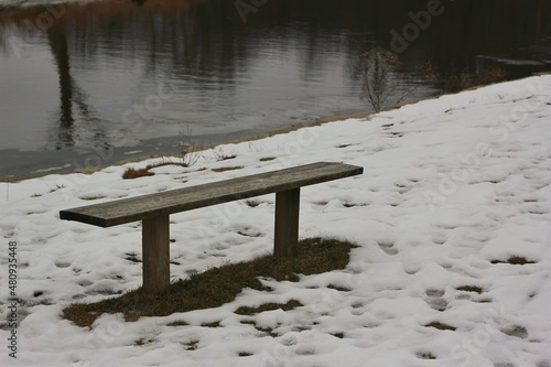 Bench on the river