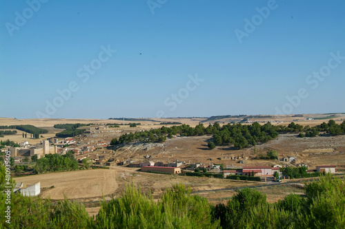 Viñedos de la zona con D.O. Cigales en la provincia de Valladolid.