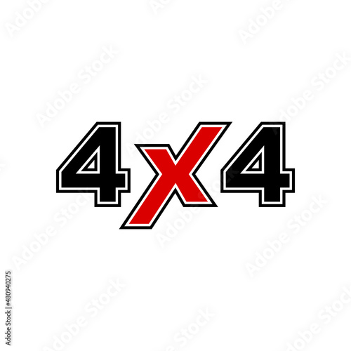 4x4 off-road emblem.