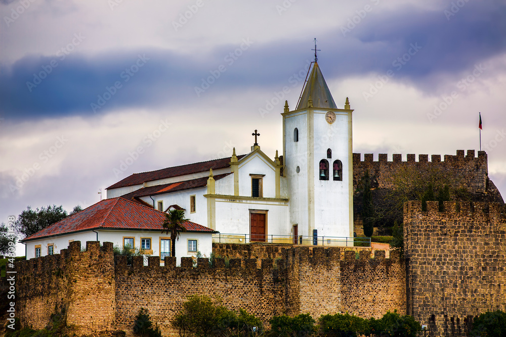 Castle of Penela with St Michael's Church, Portugal