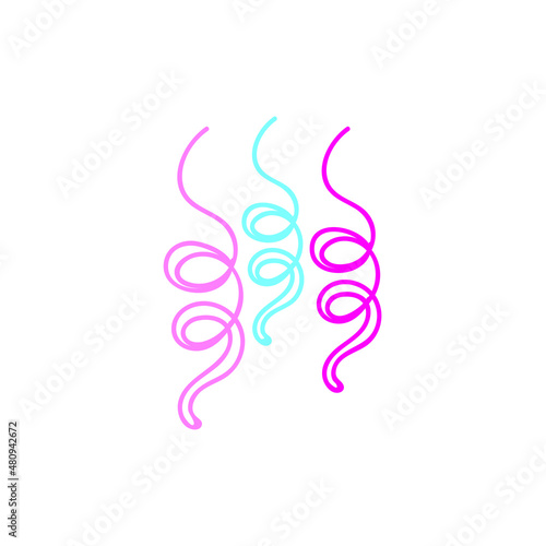 Serpentine icon, seprentine decoration vector illustration © dasha