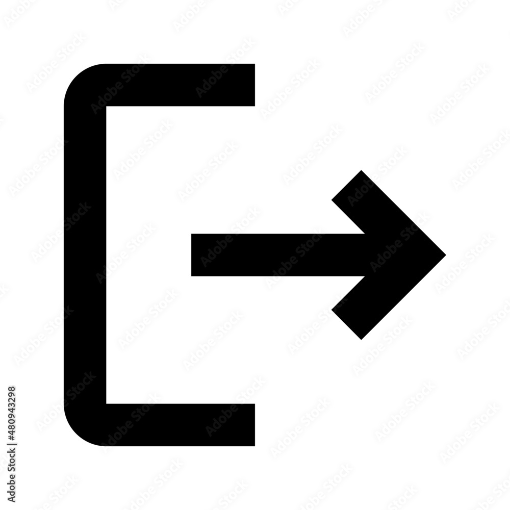 Logout Vector, Sign out Icon
Logout Vector, Sign out Icon