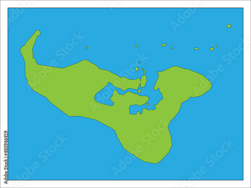 トンガのトンガタプ島の地図です。