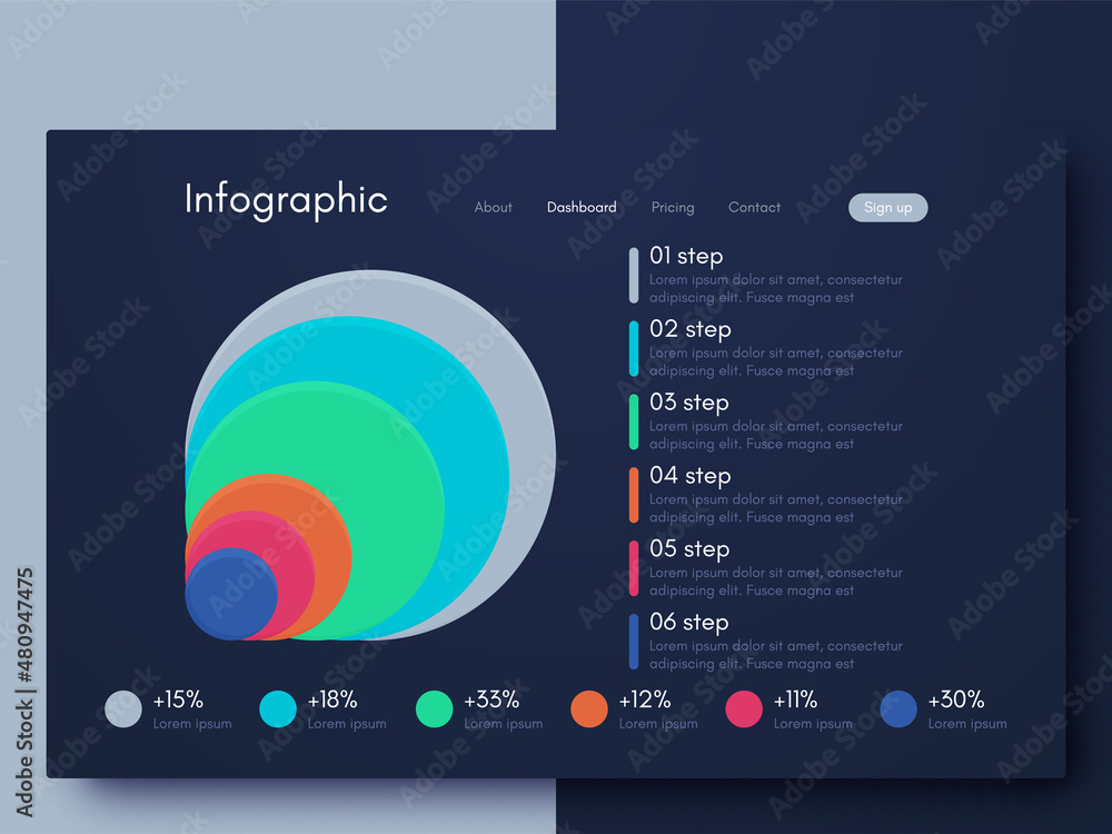 Modern infographic vector elements for business brochures. Use in website, corporate brochure, advertising and marketing. Pie charts, line graphs Modern infographic vector elements for business brochures. Use in website, corporate brochure, advertising and marketing. Pie charts, line graphs