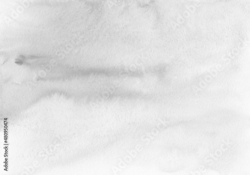 Wallpaper Mural Watercolor light gray background texture, hand painted. Artistic black and white backdrop, stains on paper. Aquarelle monochrome painting wallpaper. Torontodigital.ca