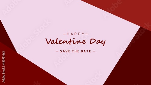 Happy Valentine's Day greeting card. eps 10 vector
