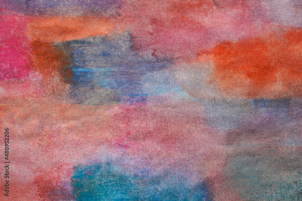 Watercolour Painting on a Textured Background for Designers