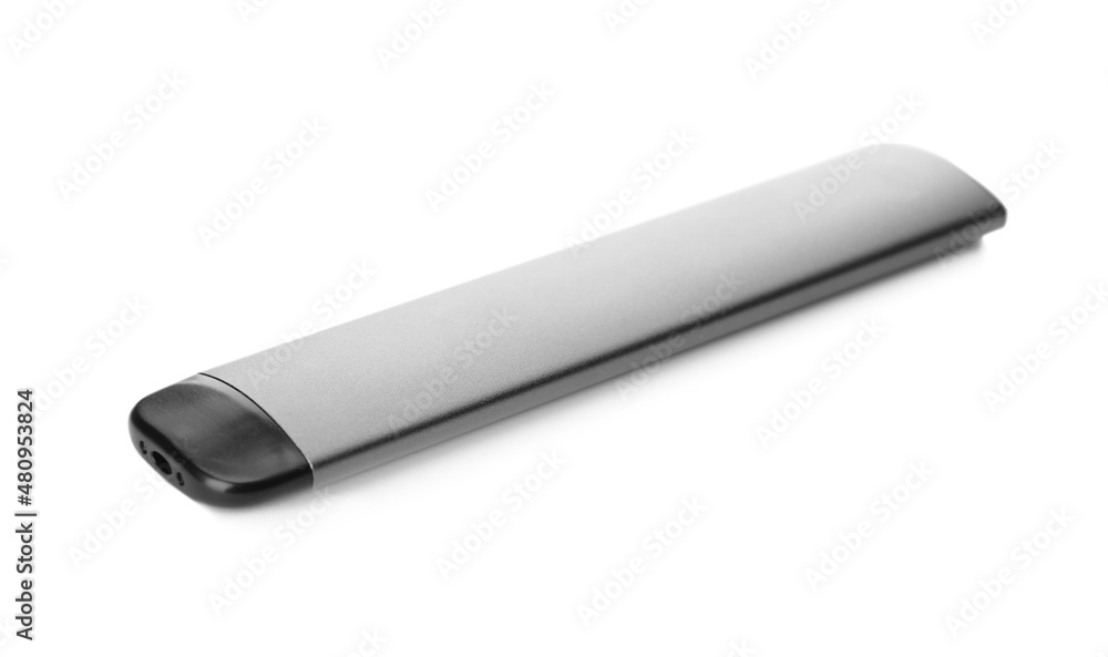 Disposable electronic smoking device isolated on white Disposable electronic smoking device isolated on white