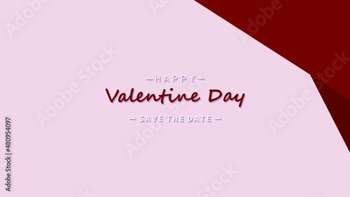 Happy Valentine's Day greeting card. eps 10 vector