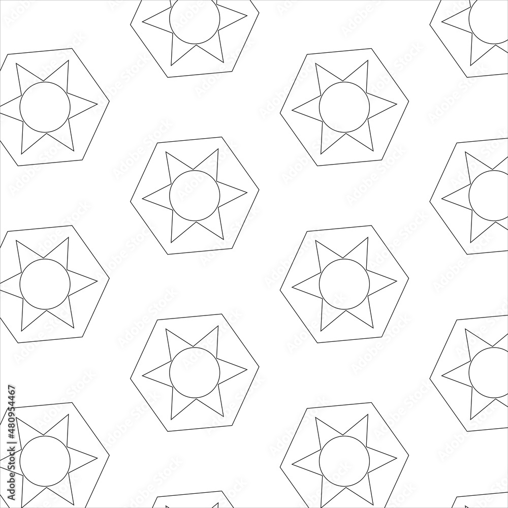 Vector seamless pattern. Modern stylish texture. Monochrome linear braids Vector seamless pattern. Modern stylish texture. Monochrome linear braids
