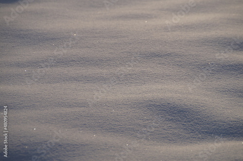 Obraz na płótnie traces on snow w salonie
