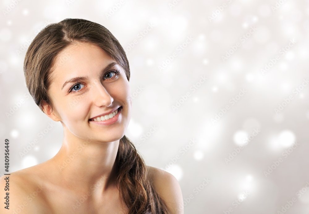 Beautiful young woman with clean fresh skin, Face care, Facial treatment, Cosmetology, Beautiful young woman with clean fresh skin, Face care, Facial treatment, Cosmetology,
