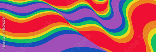 Abstract rainbow color. LGBTQ  background.