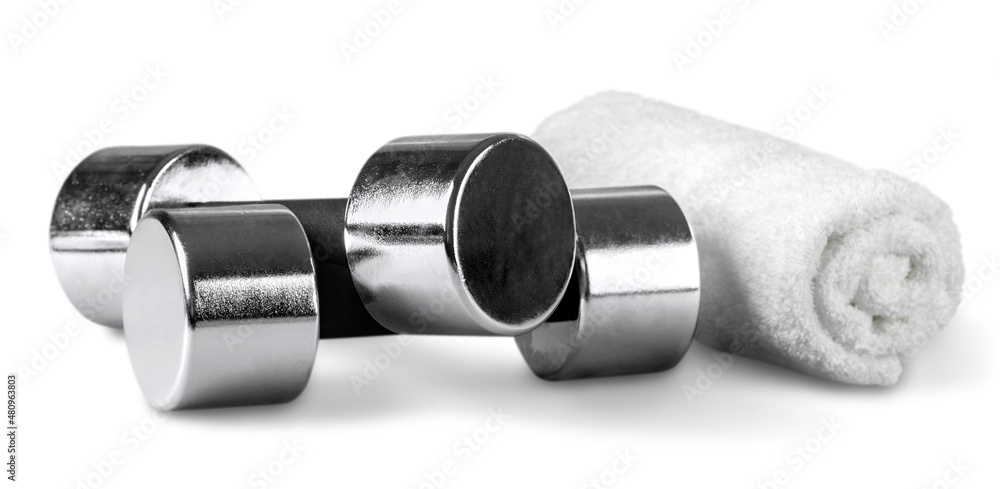 Metal classic Kettlebells  with towel, Sports Equipment