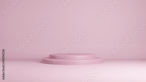 sale podium, pink stage to show your produce in studio and display in showroom, Special offer composition concept © khwanchai