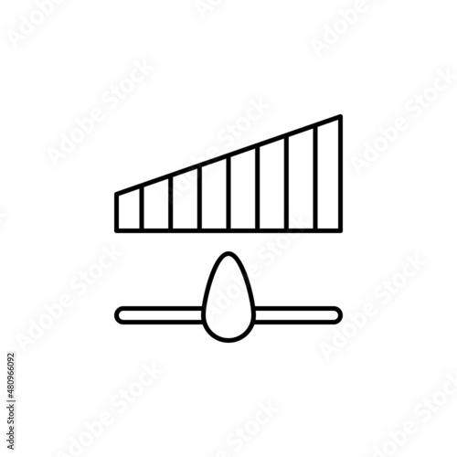 Multiporpuse guage black corcle Icon. Simple element time and timer speed vector icon.