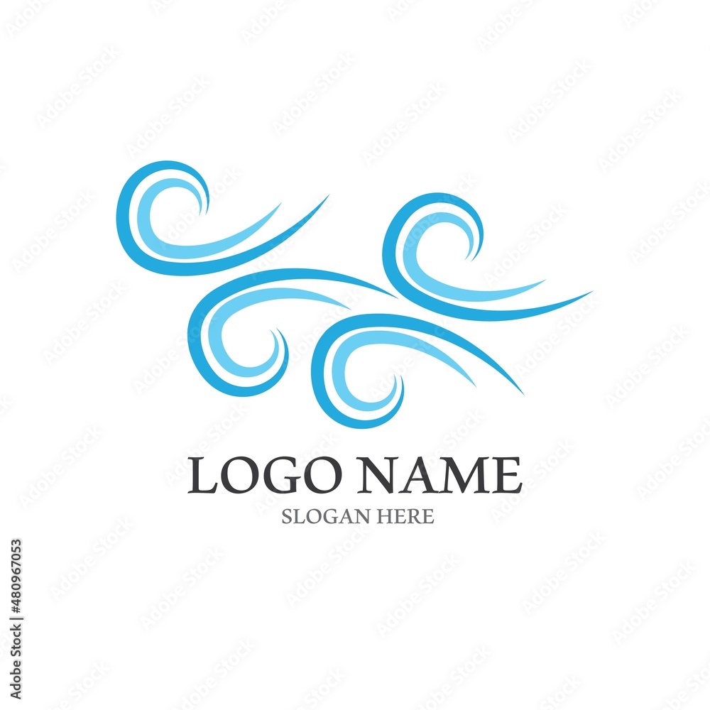 Wind icon vector illustration design Wind icon vector illustration design
