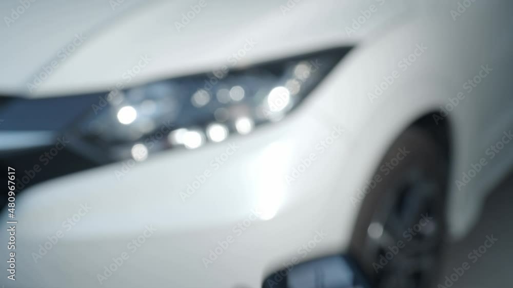 Car key remote control. Locking and unlocking the car by the car key