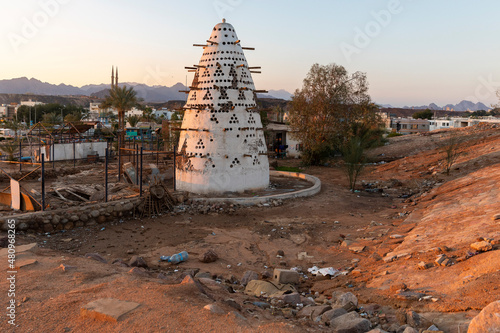 Egypt. Sharm el-Sheikh. Pigeon Tower. A dovecote is a facility for breeding pigeons.