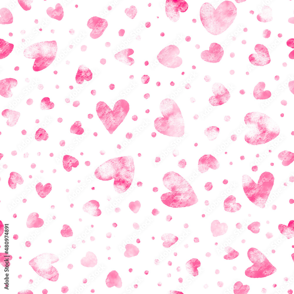 seamless pattern with hearts seamless pattern with hearts