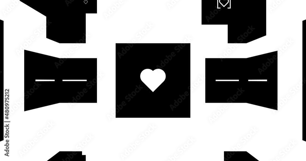 Looped 4k animation. Abstract geometry objects and hearts. Ideal creative modern wallpaper for design and music backgrounds.
St. Valentine's Day concept Looped 4k animation. Abstract geometry objects and hearts. Ideal creative modern wallpaper for design and music backgrounds.
St. Valentine's Day concept