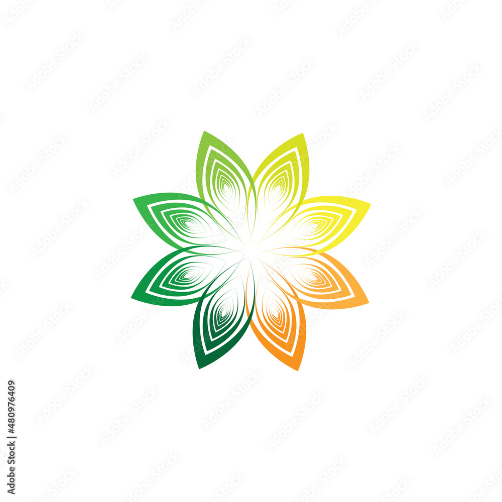 leaf logo icon vector design template