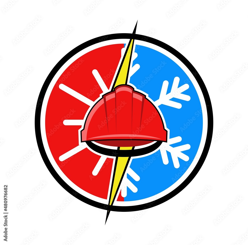 Red hard hat construction helmet design illustration vector eps format ...