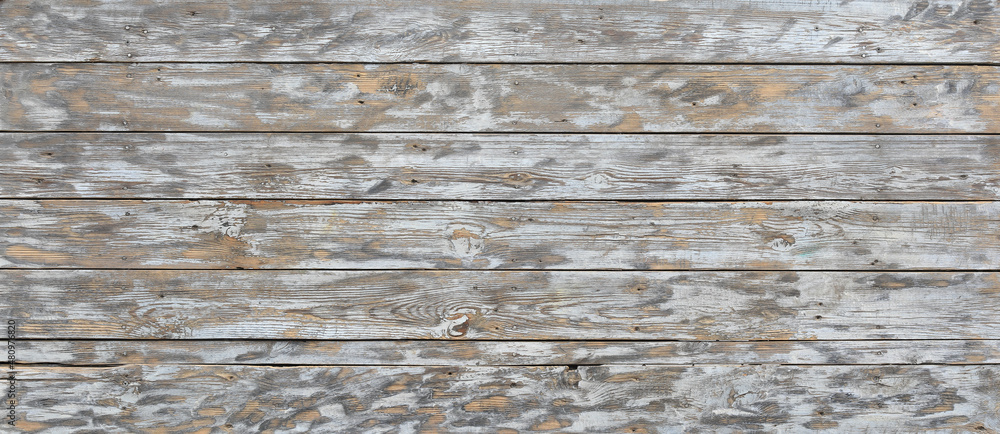 Naklejka premium old white rustic wooden background