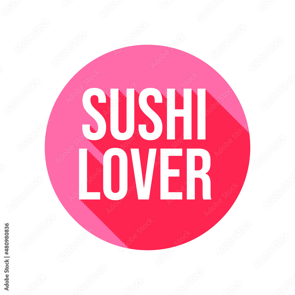 Sushi Lover Japanese Cuisine Icon Design Vector Sushi Lover Japanese Cuisine Icon Design Vector
