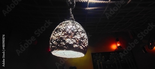 Decorative lights in the night