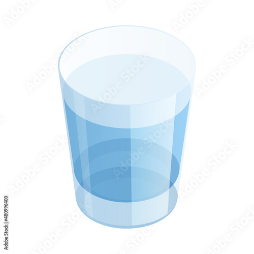 Isometric Water Glass