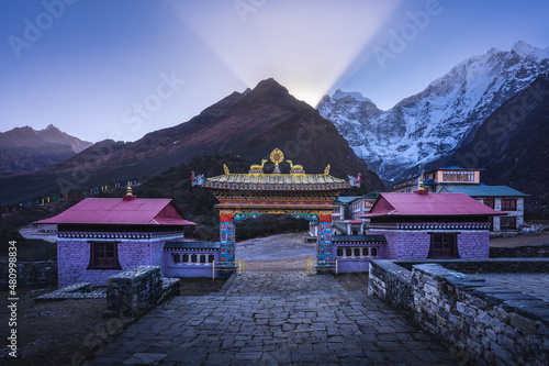 Amanhecer em Tengboche