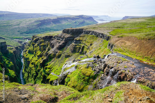 Fototapeta Naklejka Na Ścianę i Meble -  Glymur Canyon - Iceland