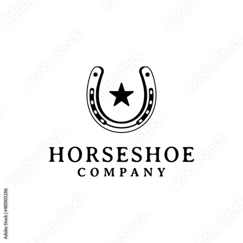 Horseshoe for Western Ranch logo design