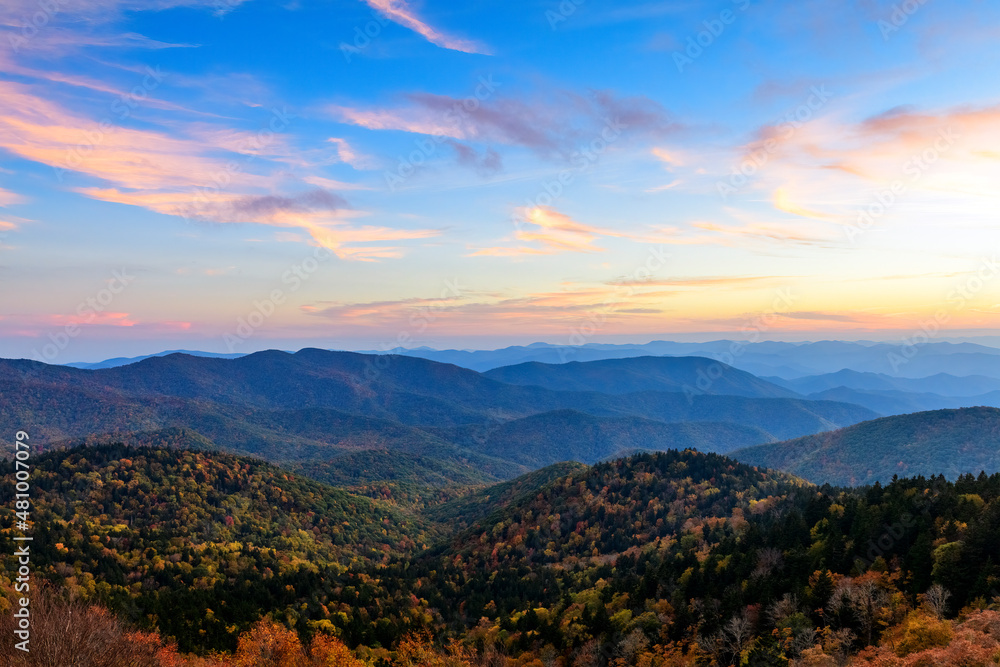 Bearing Witness to the Sunset on the Blue Ridge Parkway