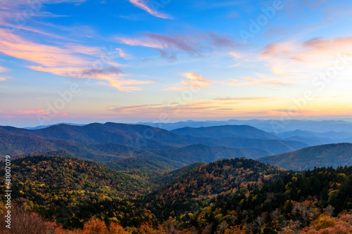 Bearing Witness to the Sunset on the Blue Ridge Parkway © Steve Samples