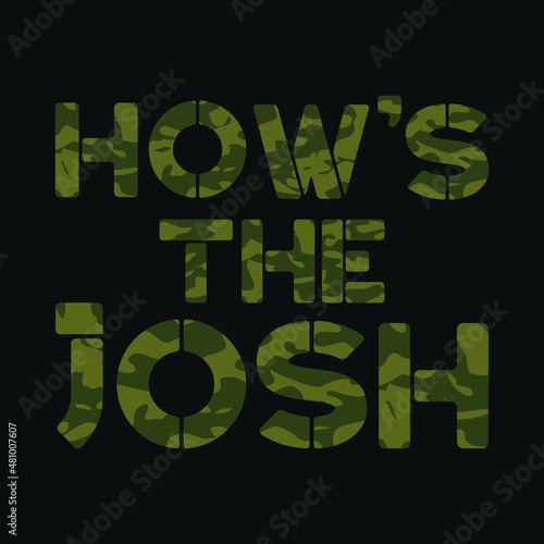 How's the josh A typographical design in Hindi that means 