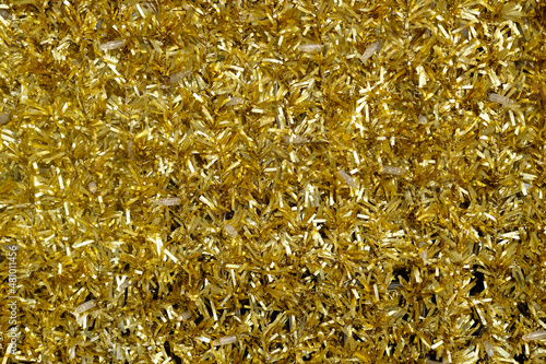 Gold glitter festive background